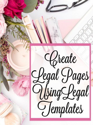 create legal pages for your website