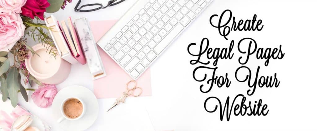 create legal pages for your website
