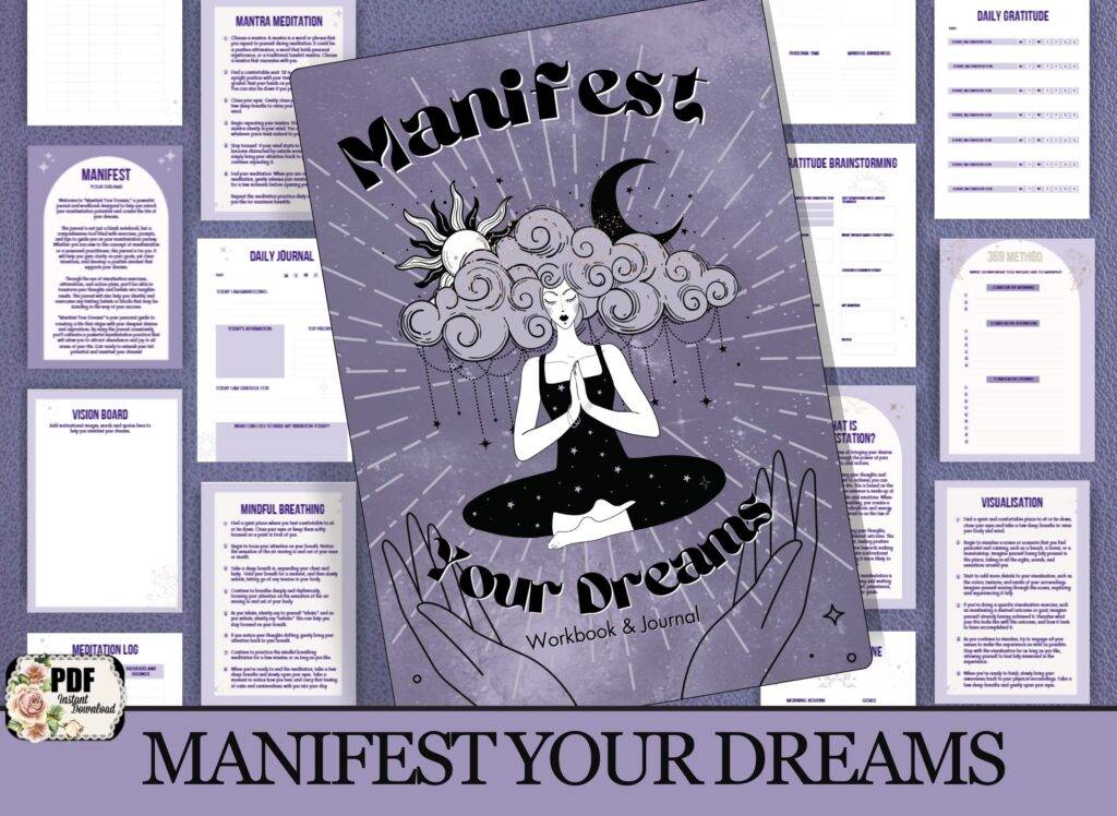 Manifest your dreams workbook/journal Manifest your dreams workbook/journal