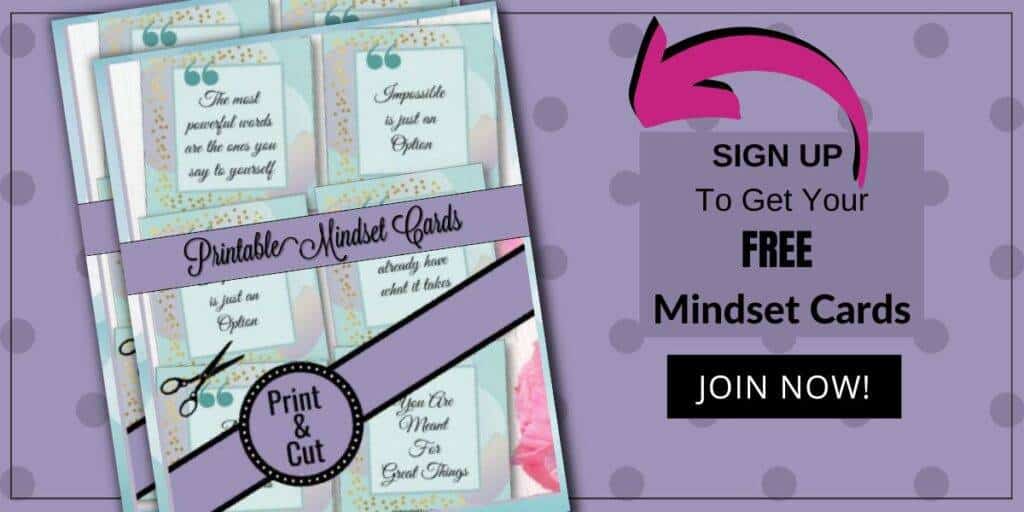 opt in for free mindset cards