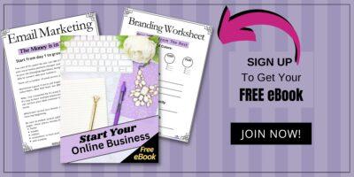 sign up to receive your free ebook start your online business