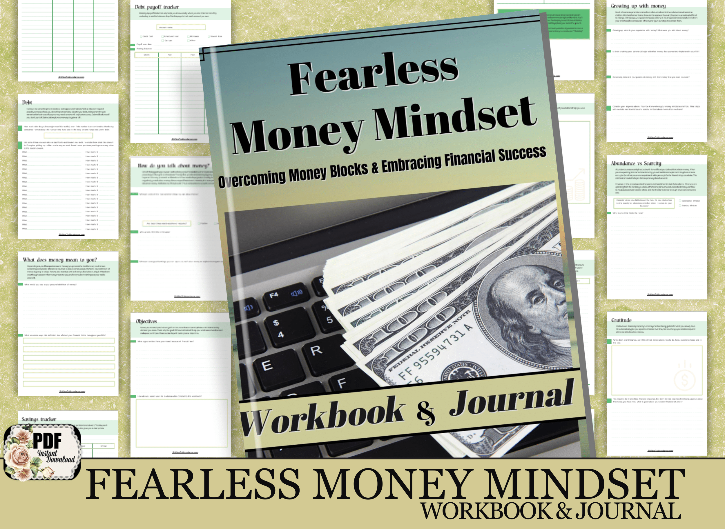 fearless money mindset workbook and journal