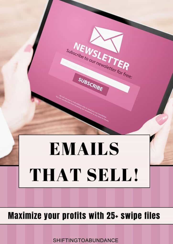 Emails that sell: Maximize your profits with 25+ swipe files