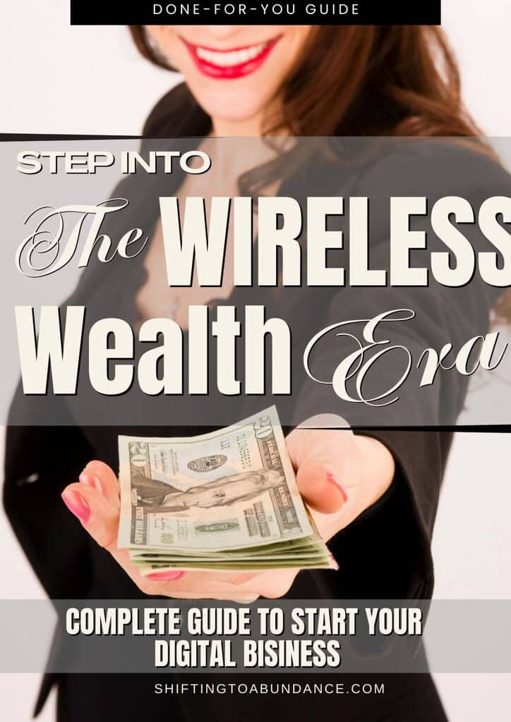 Step into the wireless wealth era. A guide to start your digital business.