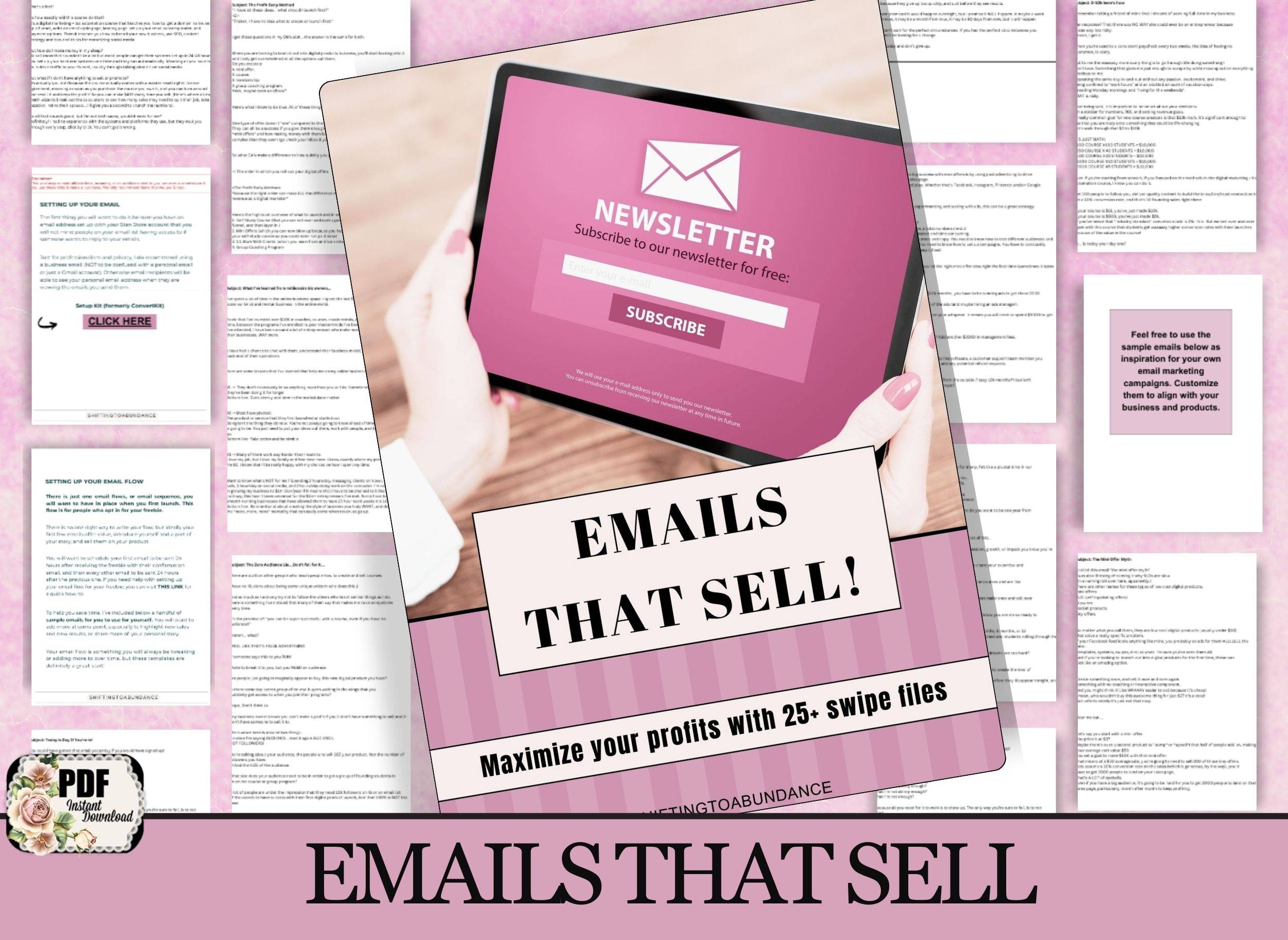 Emails that sell: Maximize your profits with 25+ swipe files