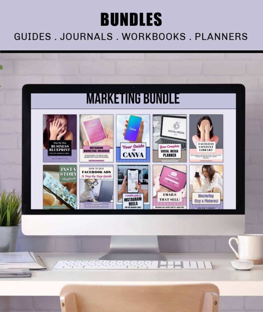 BUNDLES: GUIDES . JOURNALS . WORKBOOKS . PLANNERS