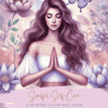 Illustration of a serene woman meditating among lotus flowers and butterflies with the text “Soulful Self-Care – A Journey to Awaken Your Heart & Nourish Your Soul” – cover of a 28-day guided self-care and mindfulness journal.
