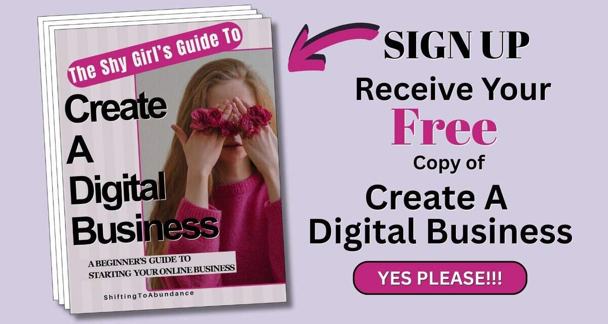 The Shy Girl’s Guide to Create a Digital Business